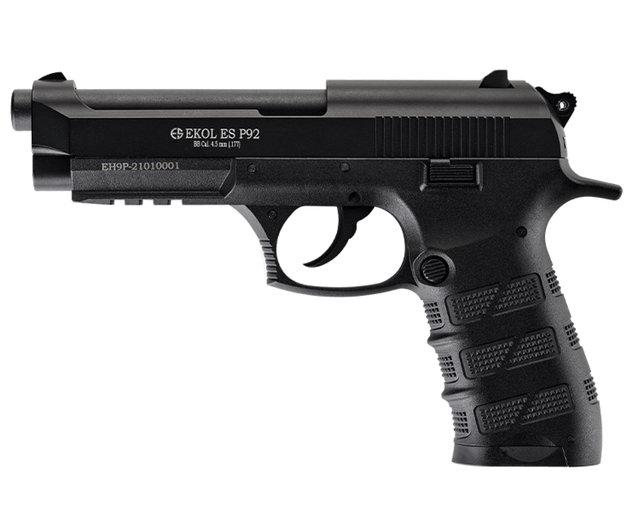 Пистолет пневматический EKOL ES P92 Black (металл) 4,5 мм