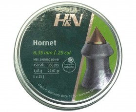 Пули пневматические "H&N" Hornet 6.35 мм 1,50 гр. (150 шт)