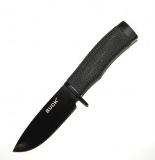 Нож разделочный BUCK (черн. с упором)