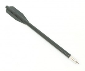 Набор стрел для арбалета 6.5" пластик (12 шт.) черные