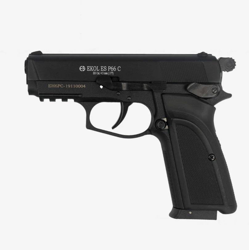 Пистолет пневматический EKOL ES P66 C Black (металл) 4,5 мм