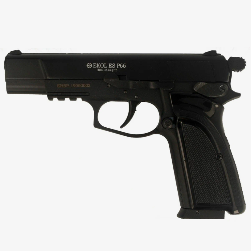 Пистолет пневматический EKOL ES P66 Black (металл) 4,5 мм