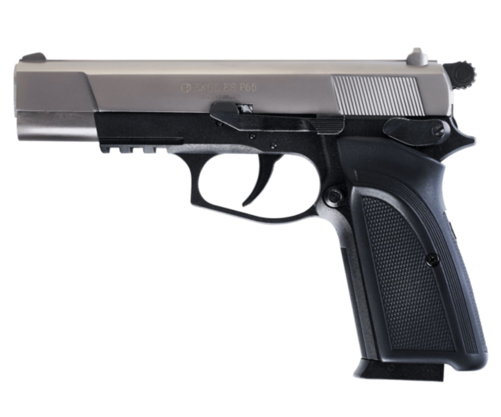 Пистолет пневматический EKOL ES P66 FUME (никель) 4,5 мм