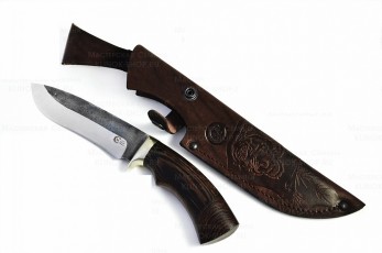 Нож Скиф кован. 95x18 со следами ковки, венге, литье(Ворсма)