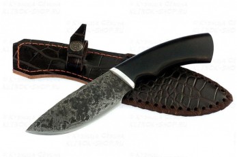 Нож Разделочный, кова,ст.9 ХС, литье рукоять из ценных пород дерева(Ворсма)