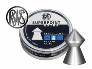 Пули пневматические  RWS Superpoint Extra 4.5 mm 0.54 гр. (500 шт.)