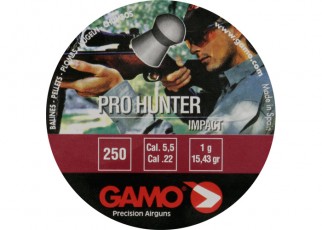 Пуля пневматические "Gamo Pro-Hunter", кал. 5,5 мм. (250 шт.)
