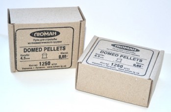Пули пневматические Люман Domed pellets 0,68гр. 4,5мм (1250шт.)
