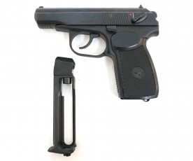 Пистолет пневматический Байкал МР 654К черная ручка