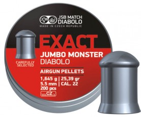 Пули пневматические JSB Diabolo Straton Jumbo Monster кал.5,5 1,645 гр. (200 шт)
