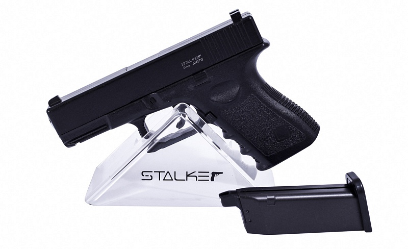 Пистолет Stalker SA17G Spring Glock 17, кал.6мм.